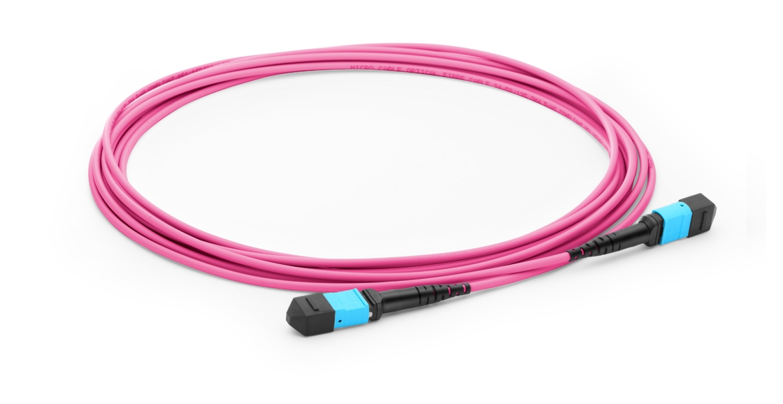 30m MTP Female 12 Fibers Type B Plenum (OFNP) OM4 50/125 Multimode -6543256