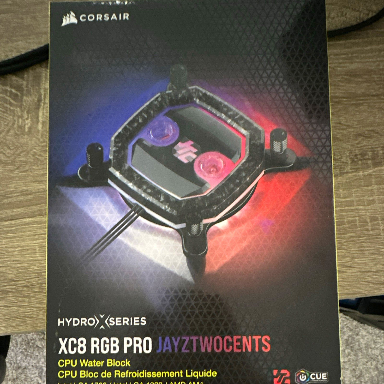 Corsair Hydro X XC8 RGB PRO JAYZTWOCENTS CPU Block Black LGA1700 AM4