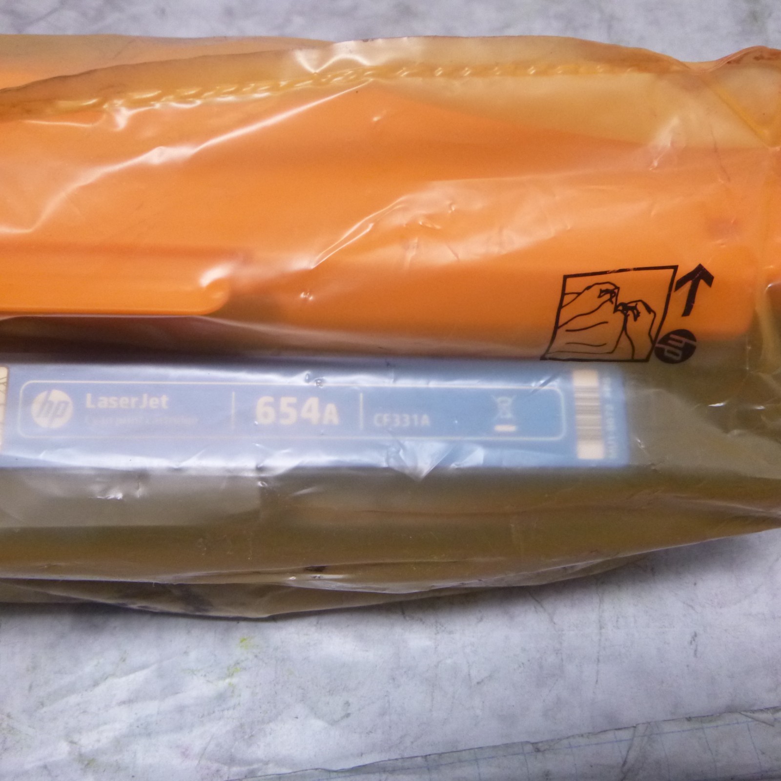 Genuine HP 654A CF331A Cyan Toner Cartridge LaserJet M651 Sealed Bag
