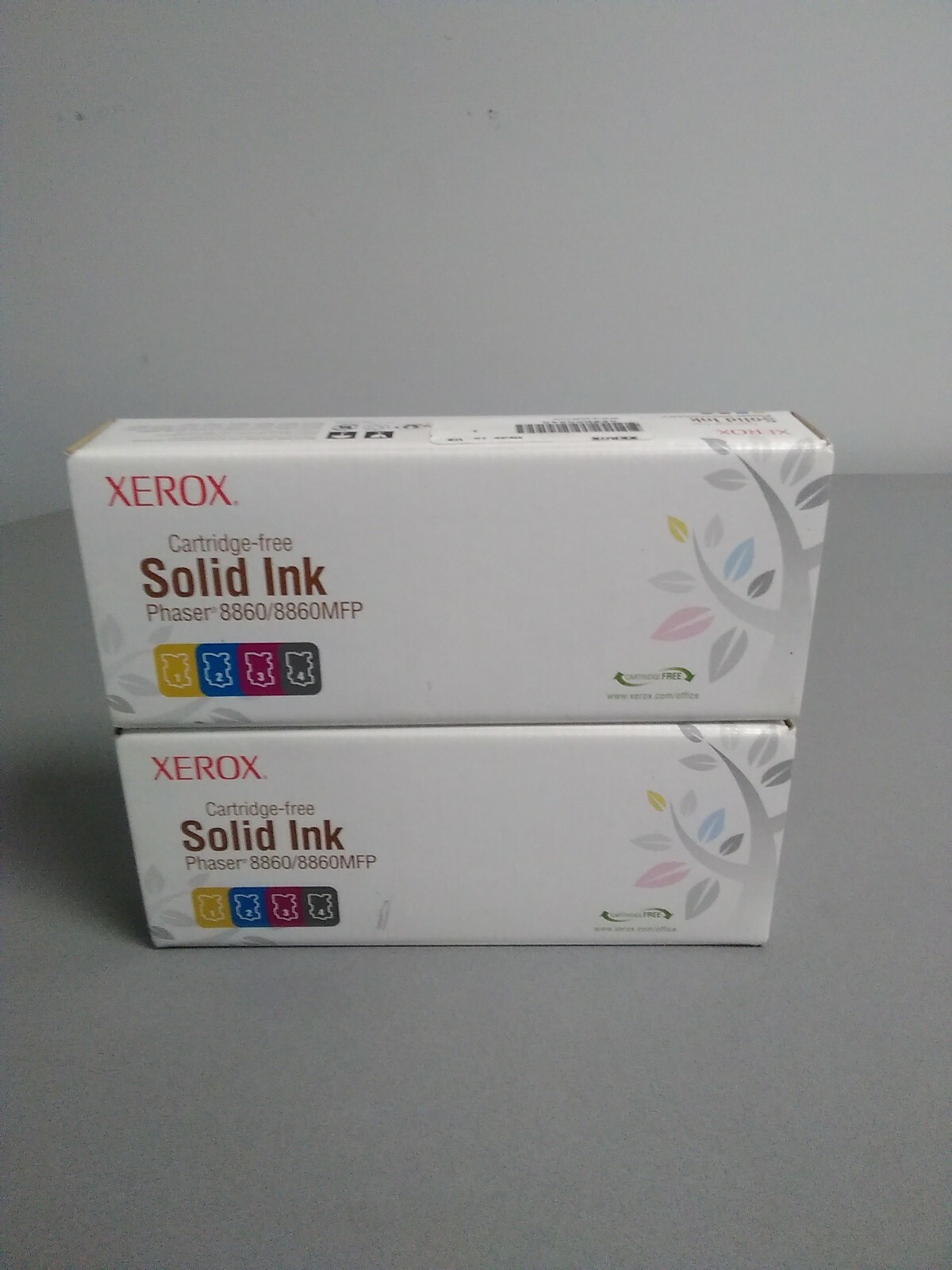  XEROX 016217200 PHASER 8860 8860MFP SOLID INK RAINBOW COMBO PACK LOT OF 2