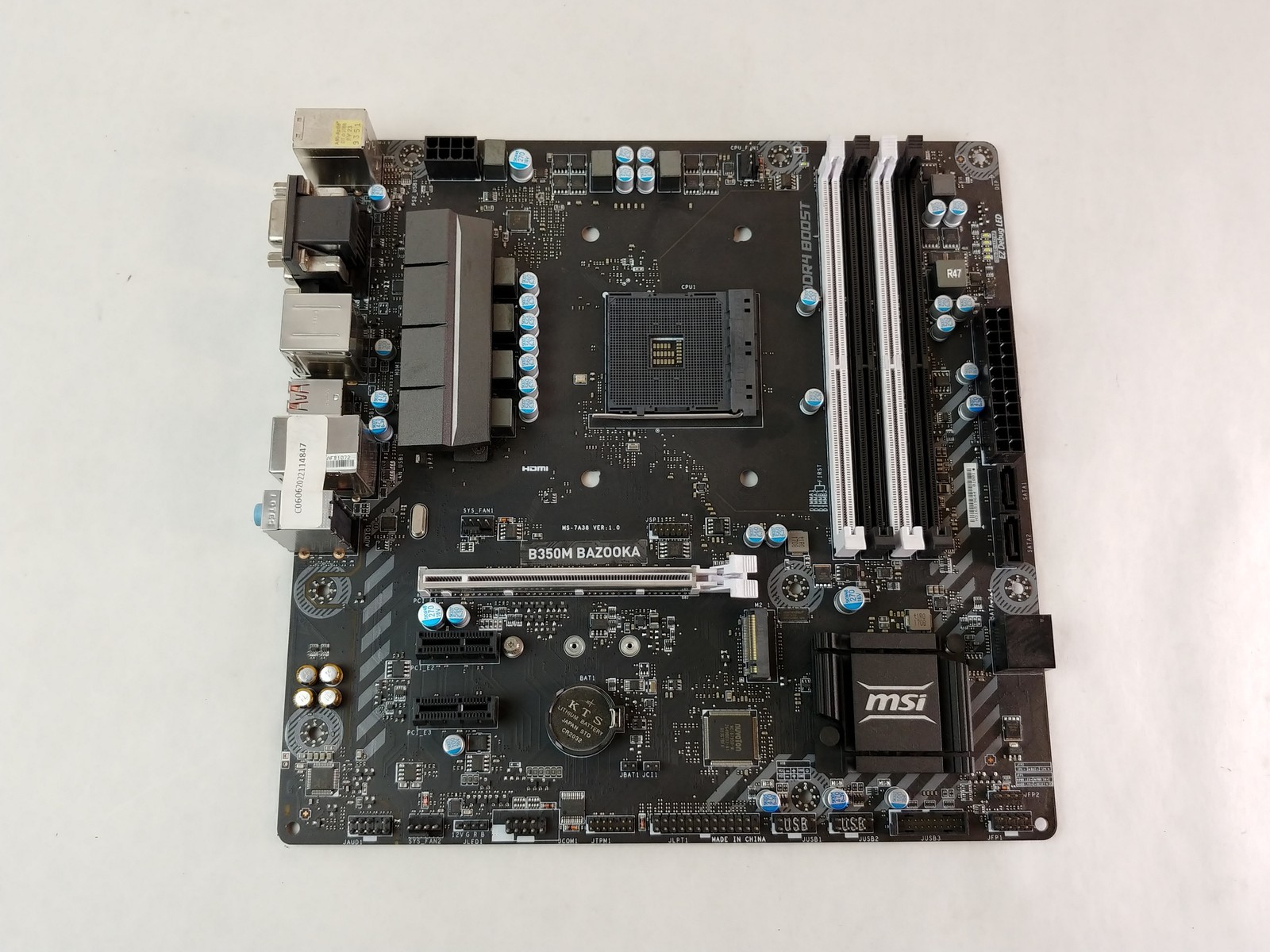 MSI  B350M BAZOOKA AMD Socket AM4 DDR4 SDRAM Desktop Motherboard