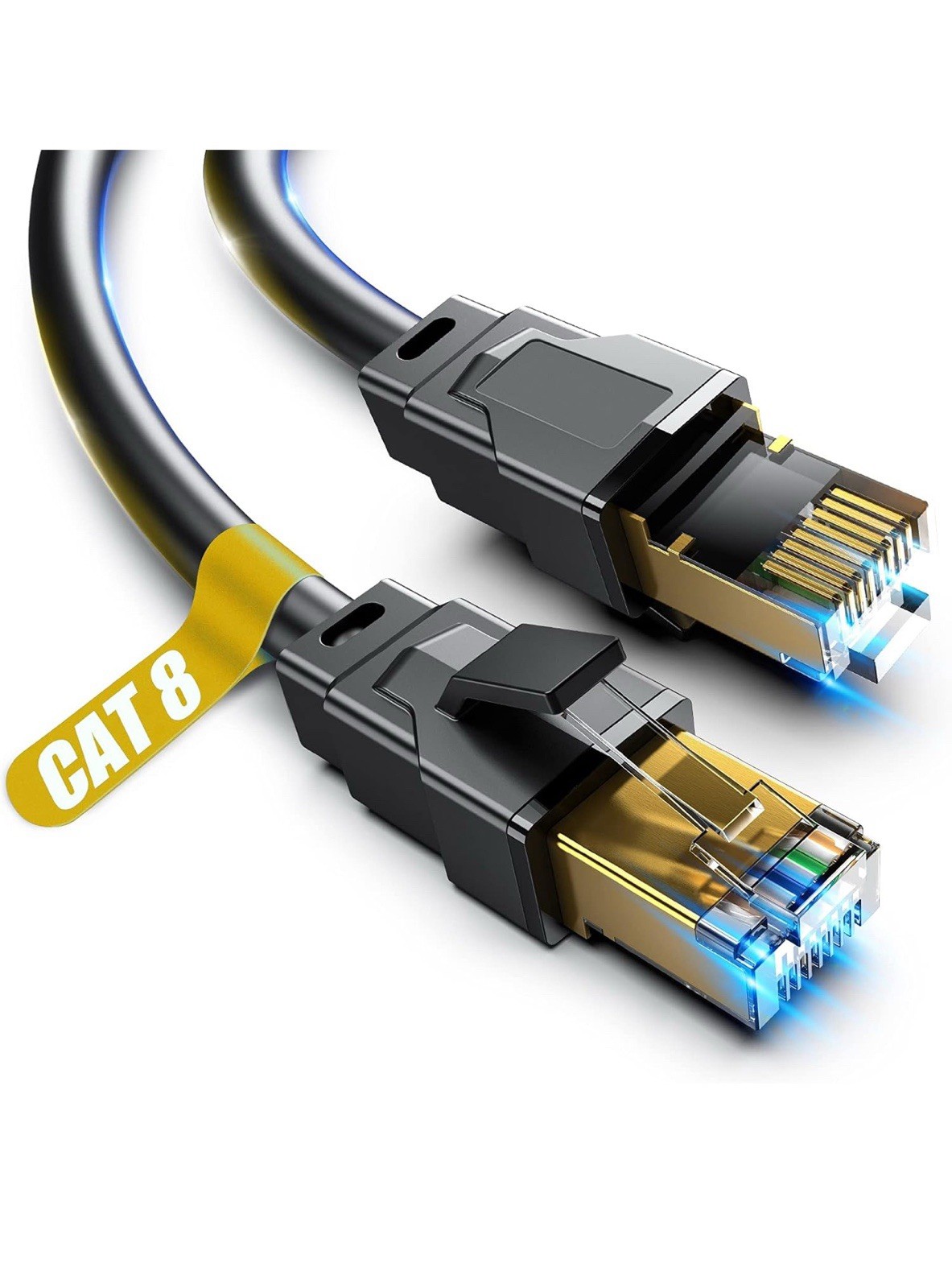 Cat 8 Ethernet Cable, 15 Ft Heavy Duty High Speed Internet Network Cable