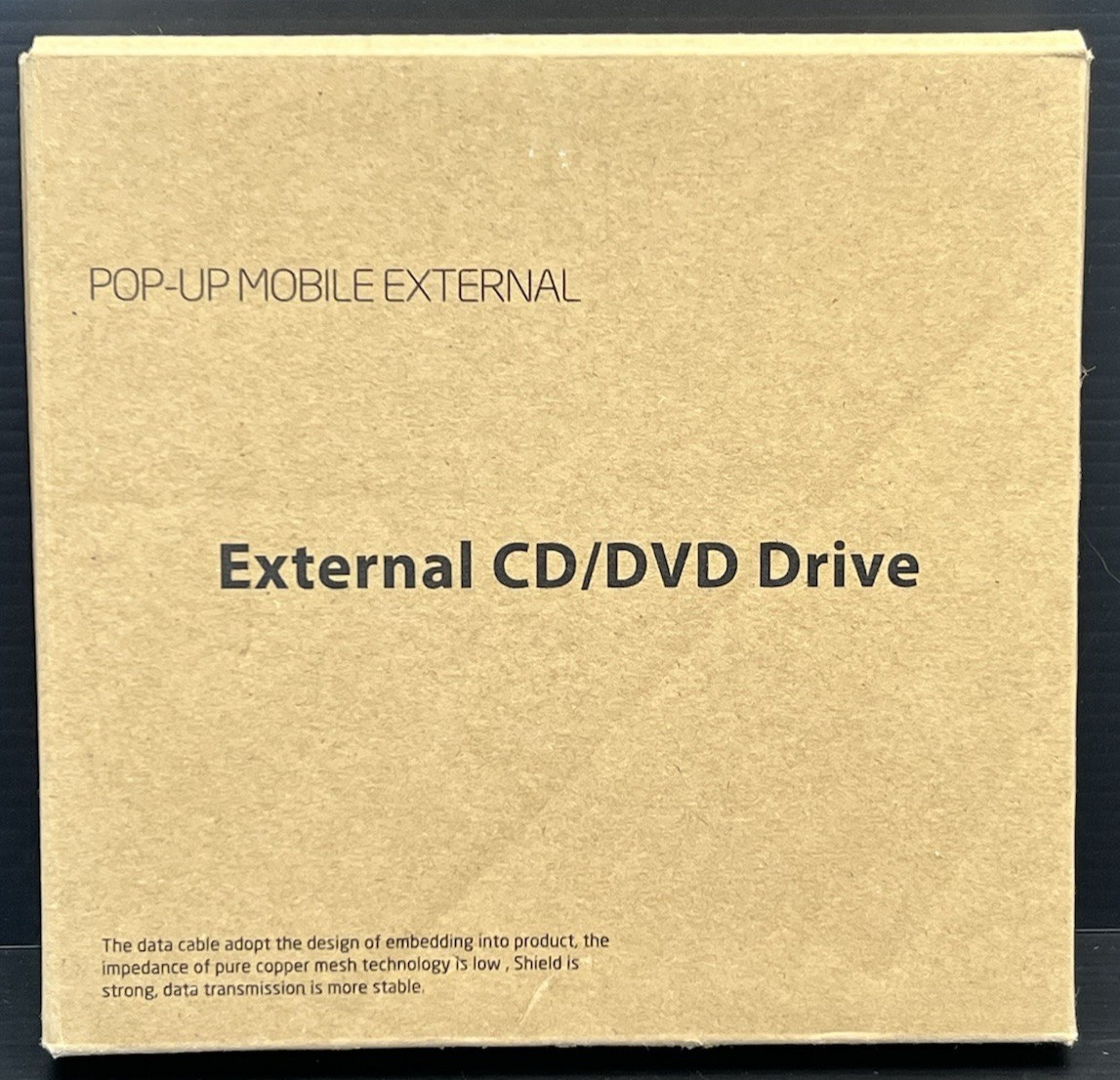 Gotega External CD DVD Drive USB Portable Disc Reader Writer PC Mac Open Box