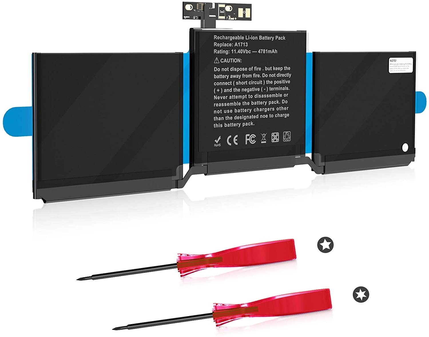 New Genuine A1713 Battery for Apple MacBook Pro 13 inch A1708 Late 2016 Mid 2017