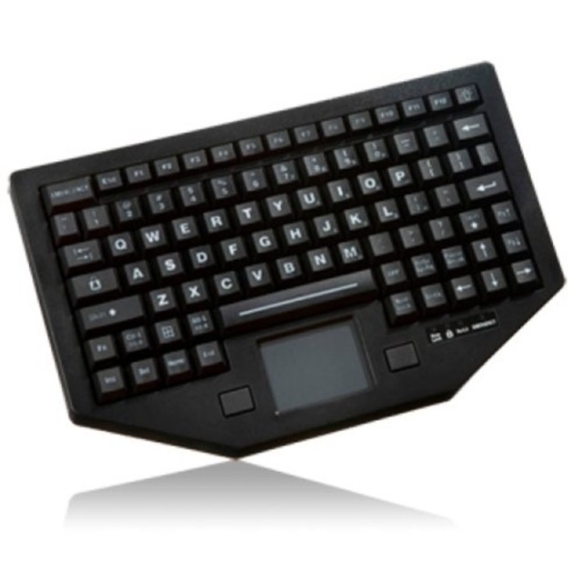 Panasonic iKey Sealed Rubber Backlit USB Keyboard Red Backlit SL-86-911-TP-USB-P
