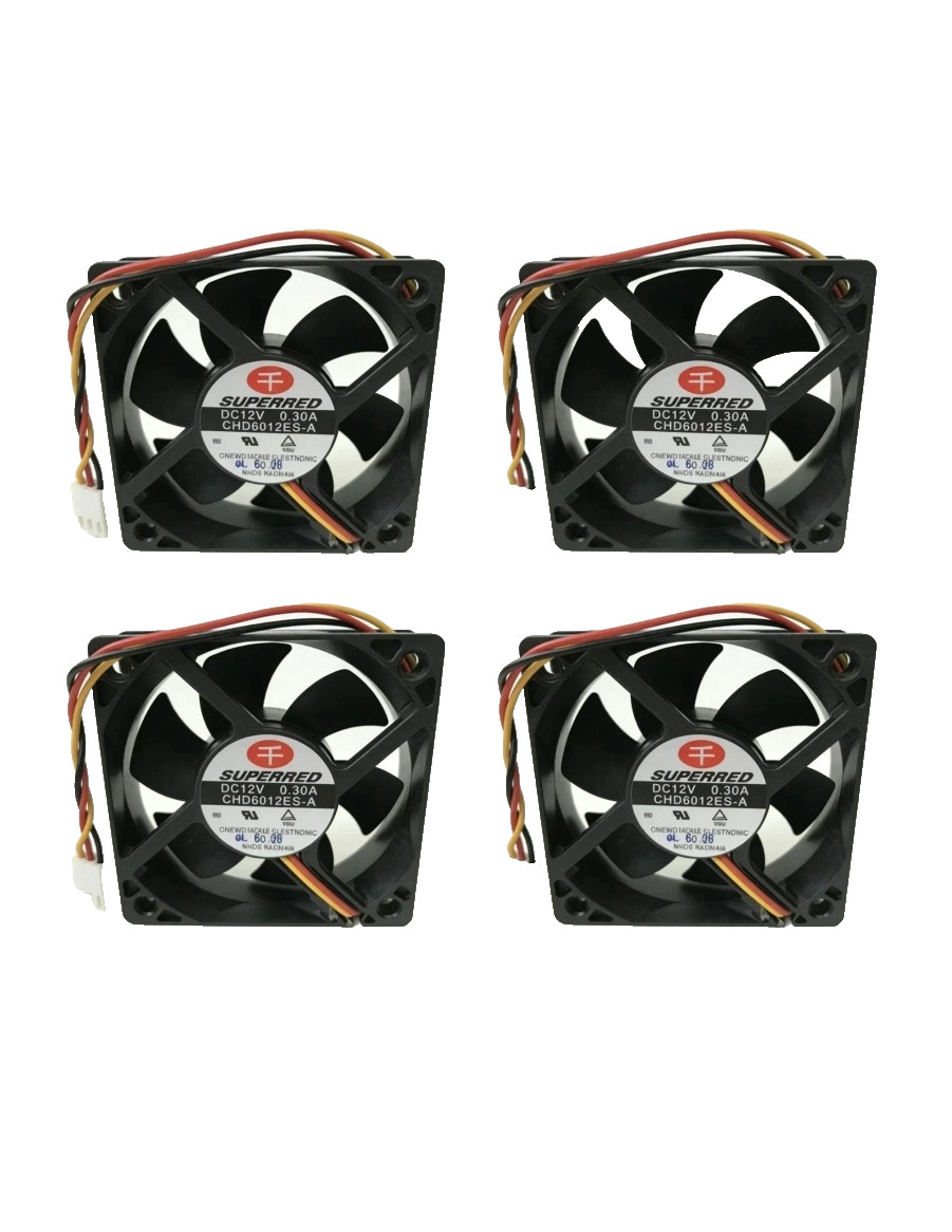Superred CHD6012ES-A | 60mm x 20mm, DC 12V 0.30A 3-Wire | Lot 4 | NEW | WARRANTY
