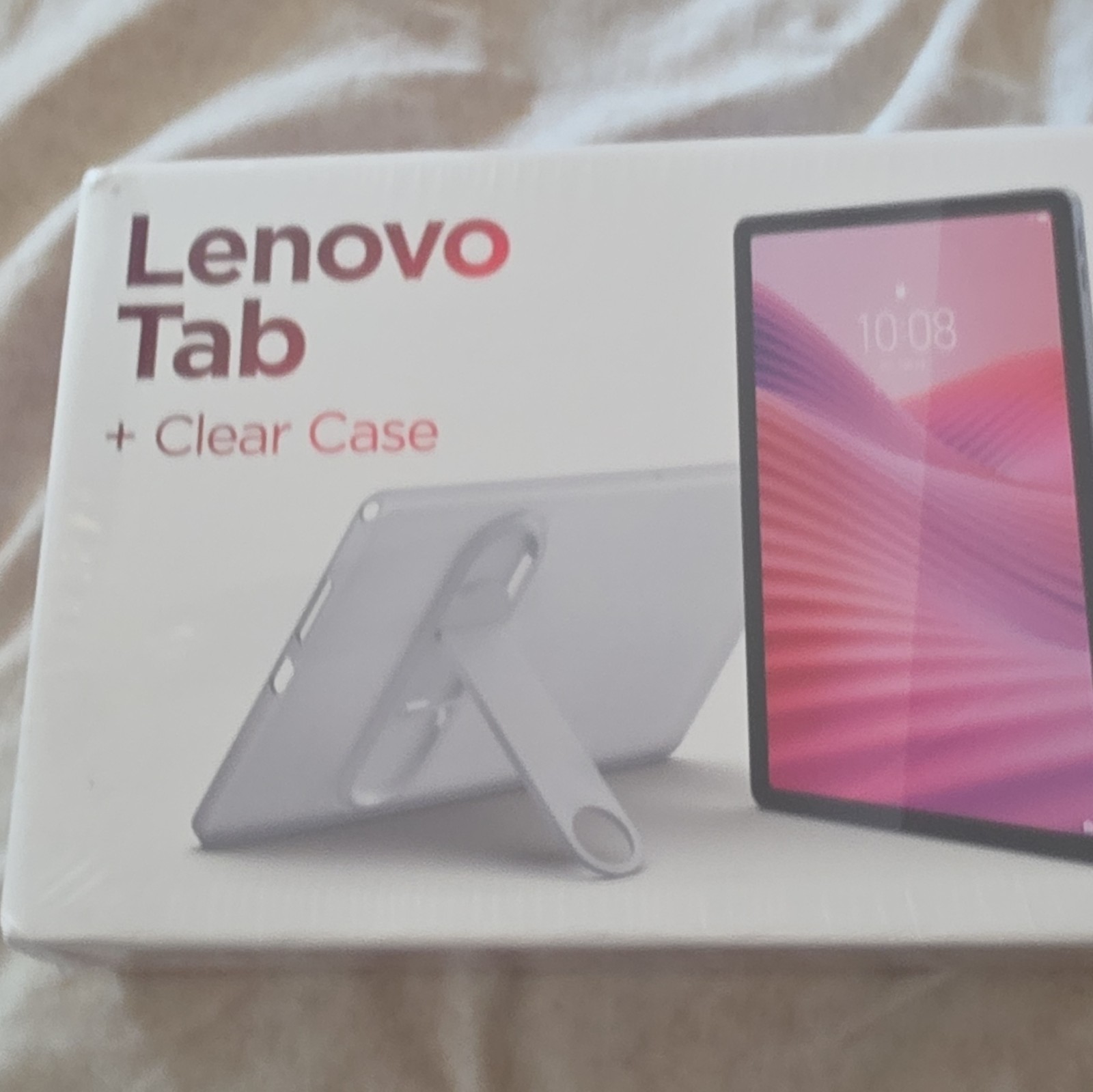 Lenovo Tab + Clear Case Bundle 10.1 inch Luna Grey