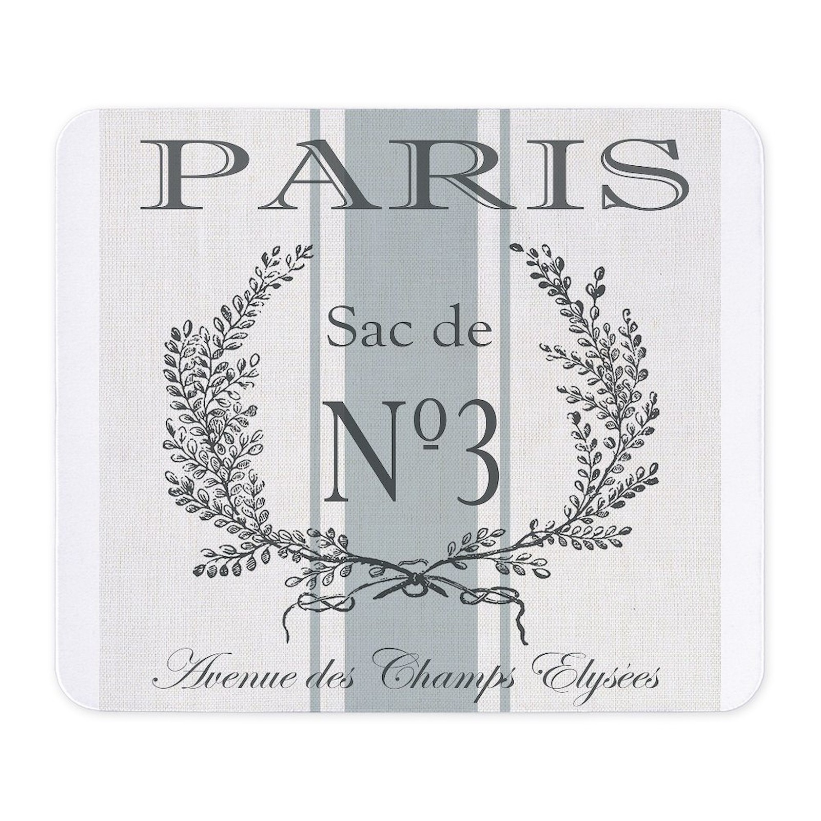 CafePress Vintage French Paris Grain Sac Mousepad  (1287377178)