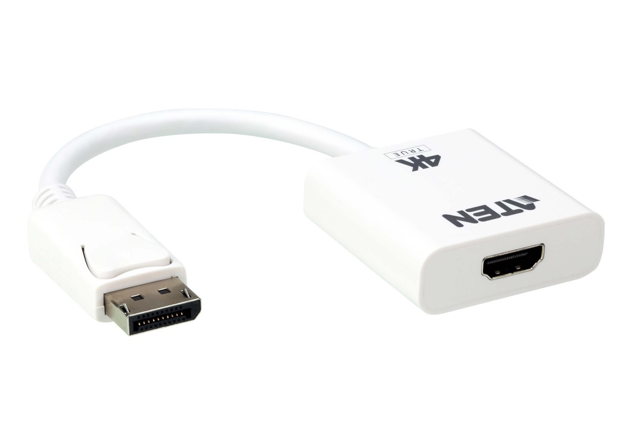 Aten VanCryst VC986B DisplayPort to True 4K HDMI Active Adapter. Supports Audio