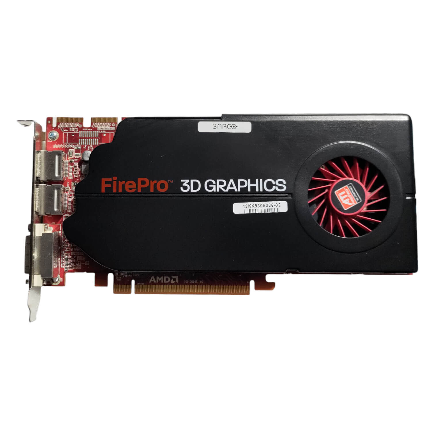 ATI Firepro 3D Barco MXRT-5400 1GB GDDR5 PCIe Graphics Card