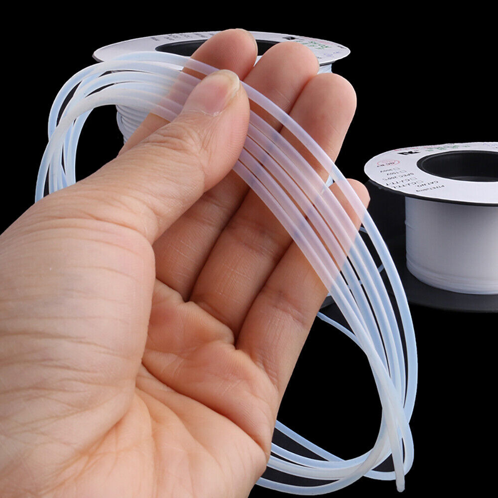 White PTFE Tube , Small Hose 0.6mm-5mm OD，0.3mm-3.5mm ID PTFE Capillary Tube