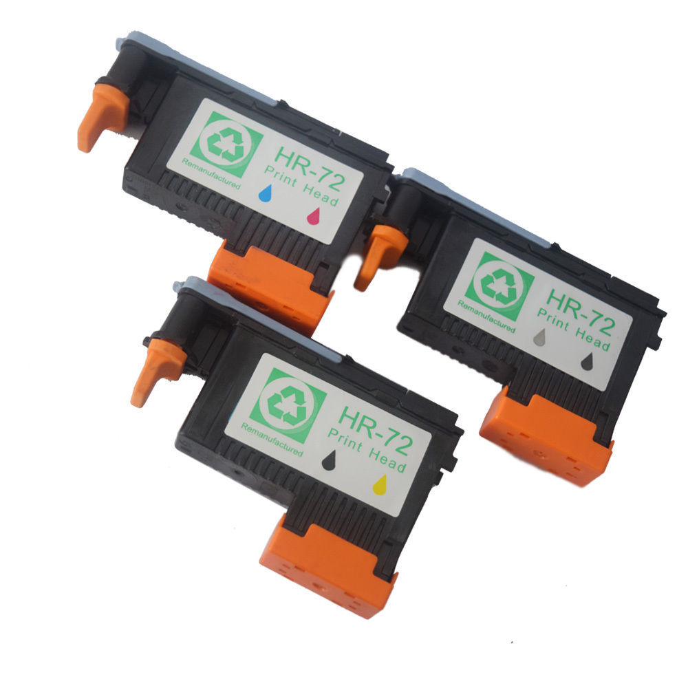 3pk HP 72 Printhead for HP Designjet T610 T620 T7770 T790 T1120 T1120ps T1100ps
