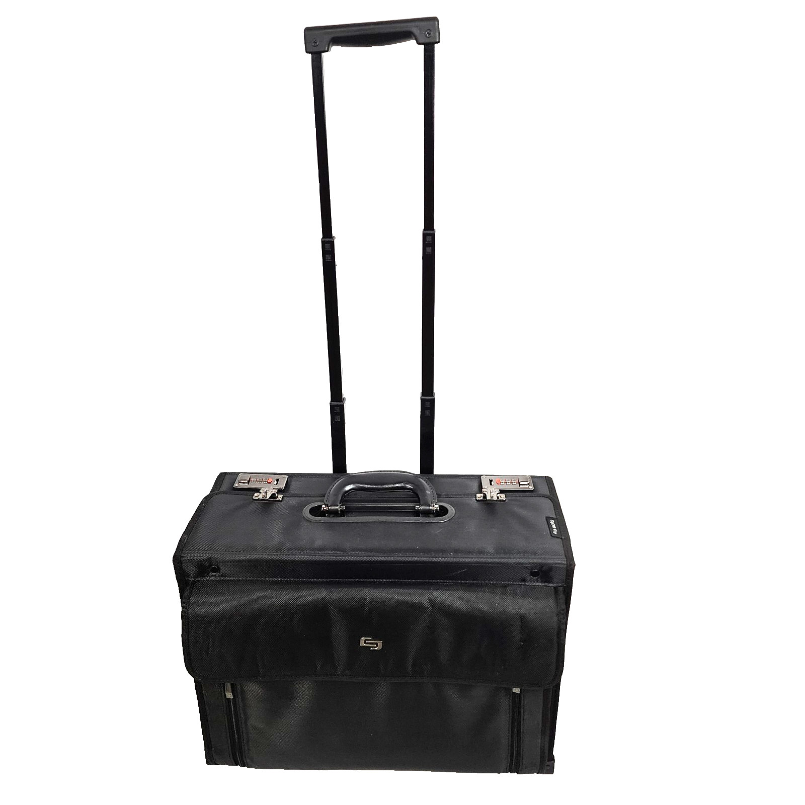 SOLO Rolling Classic 18" Wheeled Business Case Laptop Black
