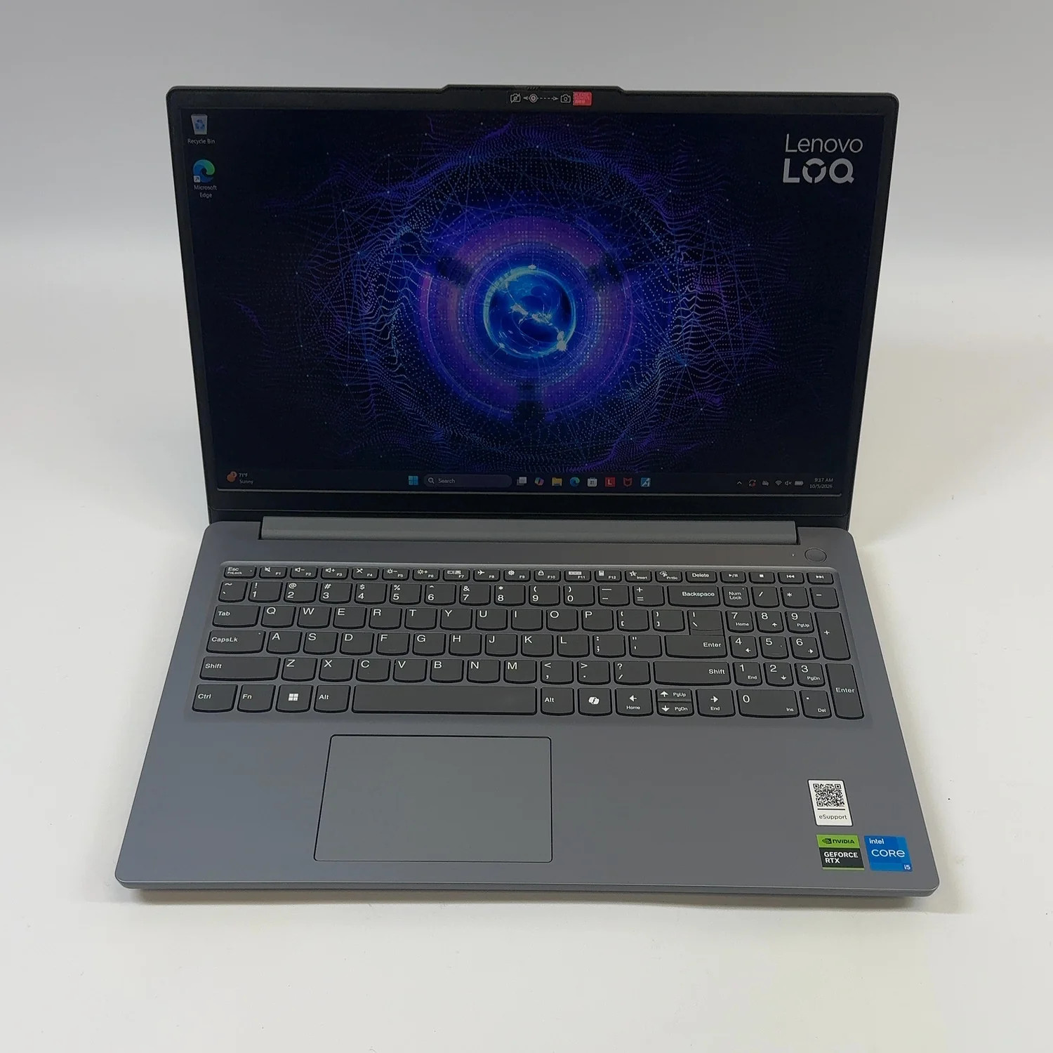 Lenovo LOQ 15 83LK 15.6" i5-12450HX 2.4GHz 16GB RAM 512GB SSD GeForce RTX 4050