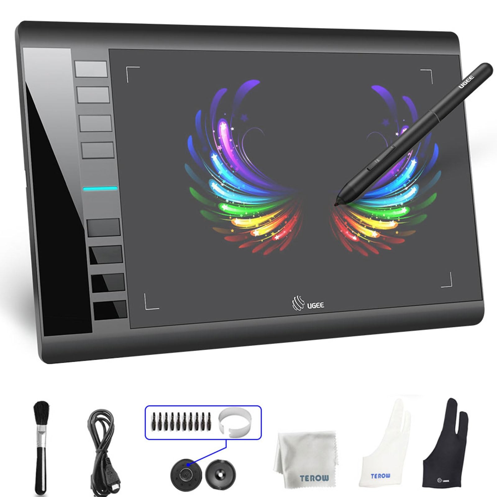 Graphics Drawing , M708 10 x 6 inch Large Digital Drawing Pad with 8 Hot Keys...
