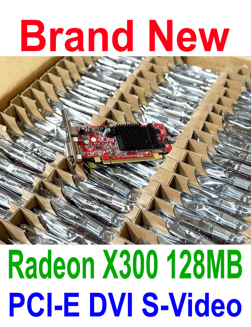 ATI Radeon X300 128MB PCI-Express Graphics Card DVI / S-Video
