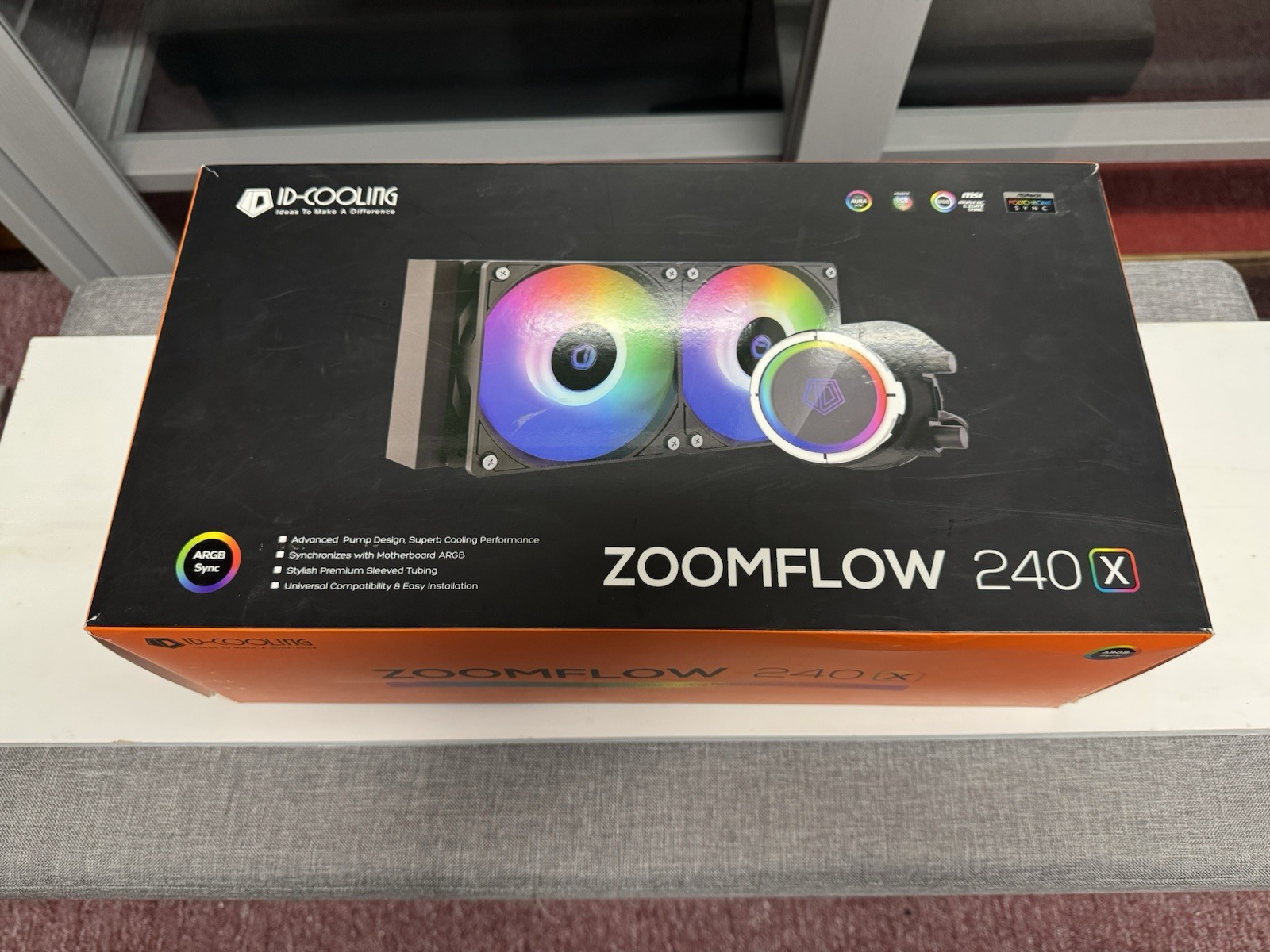 ID-COOLING ZOOMFLOW 240 X Black - Used