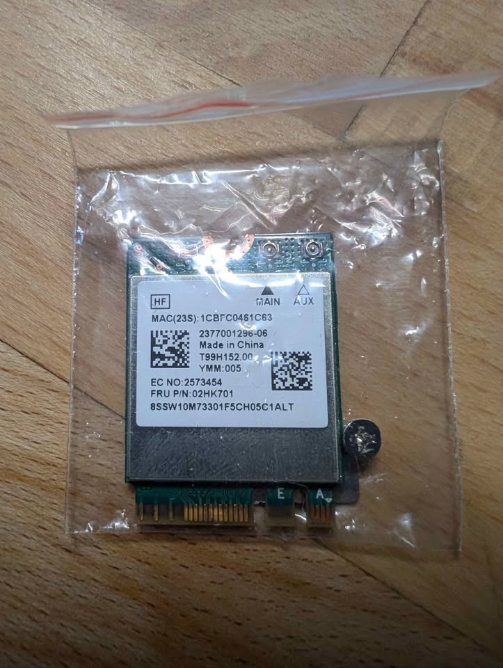 GENUINE REALTEK RTL8822CE NGFF M.2 2230 WLAN BLUETOOTH 4.2 WIFI CARD L44431-002