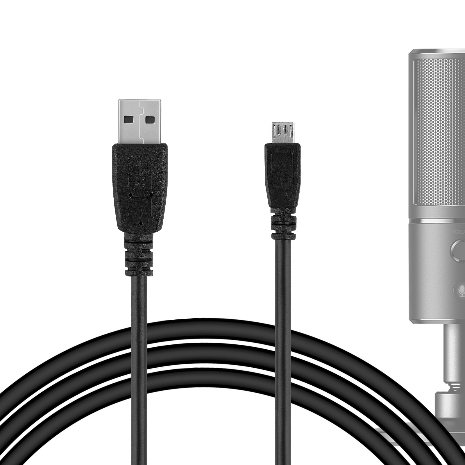 Geekria  Microphone Cables for Razer Seiren X, Seiren Emote (9 ft)