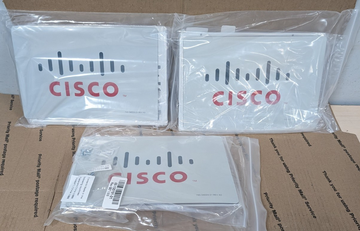 OPEN BOX (LOT OF 3) Cisco CMPCT-MGNT-TRAY Mounting Tray for Network Switch
