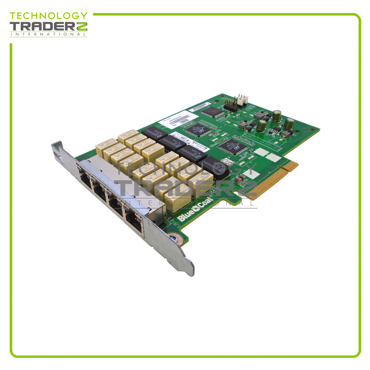 227-02572 Blue Coat T2218601 Quad Port Network Card ***Pulled***