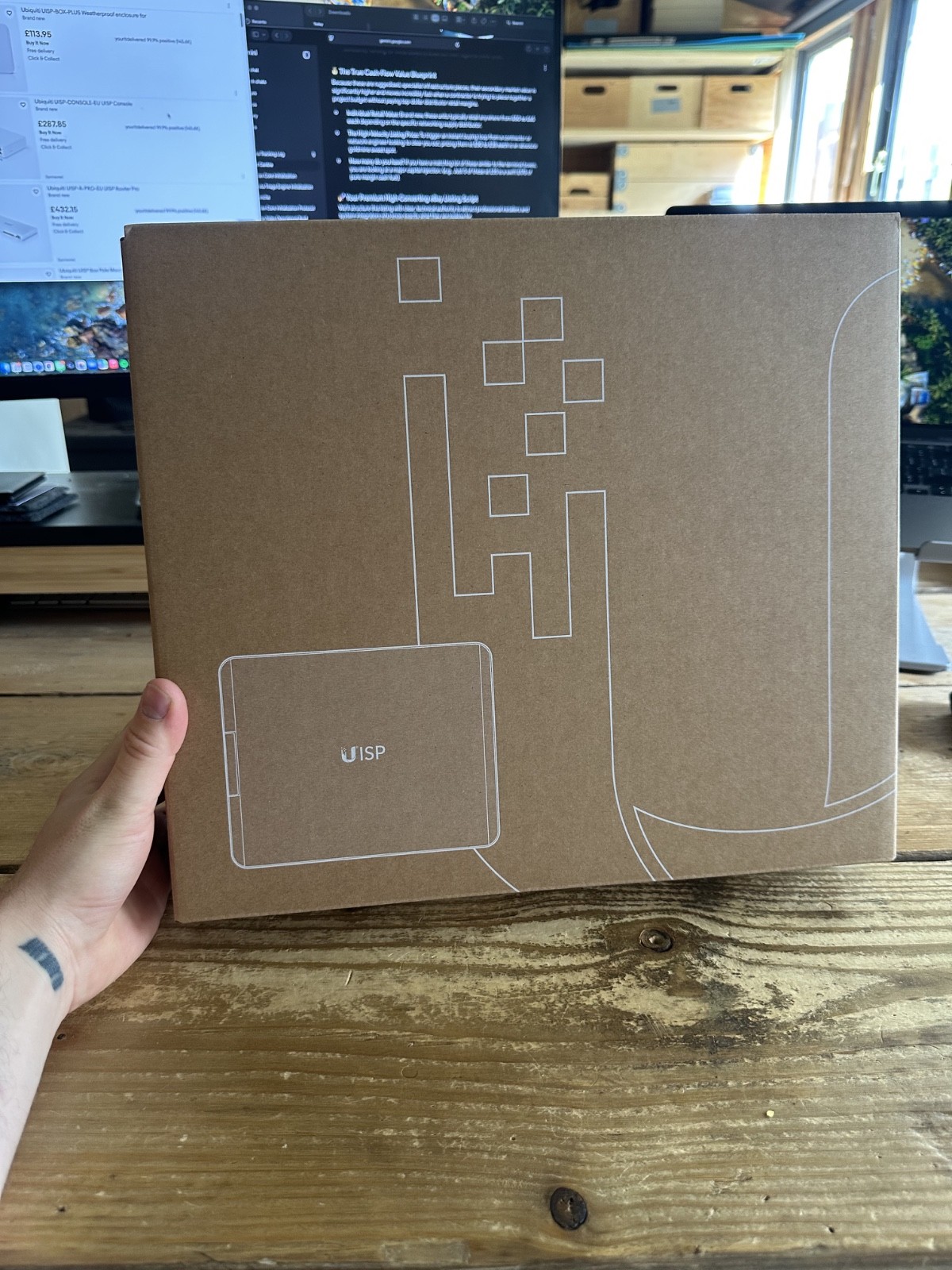 NEW Ubiquiti UISP Box Weatherproof Outdoor Enclosure UISP-Box | Factory Sealed