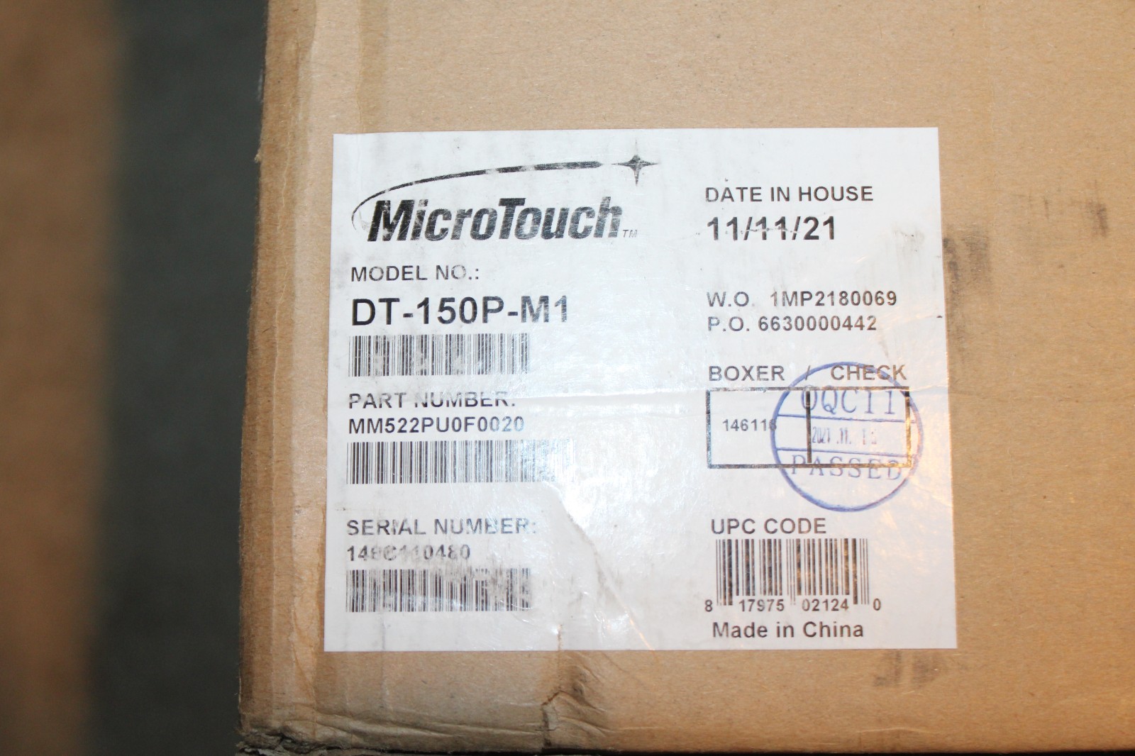 Microtouch DT-150P-M1