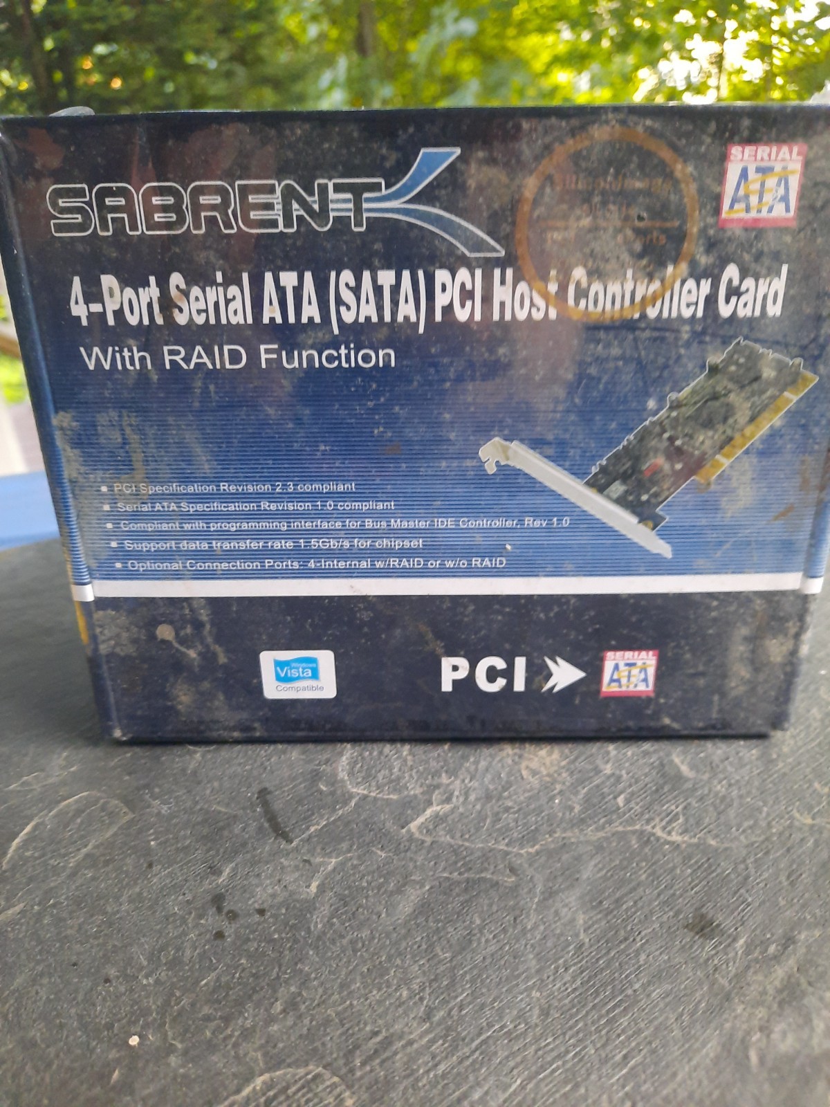Sabrent 4 Port ATA (SATA) PCI Host Controller Card With RAID Function  SBT-SRD4