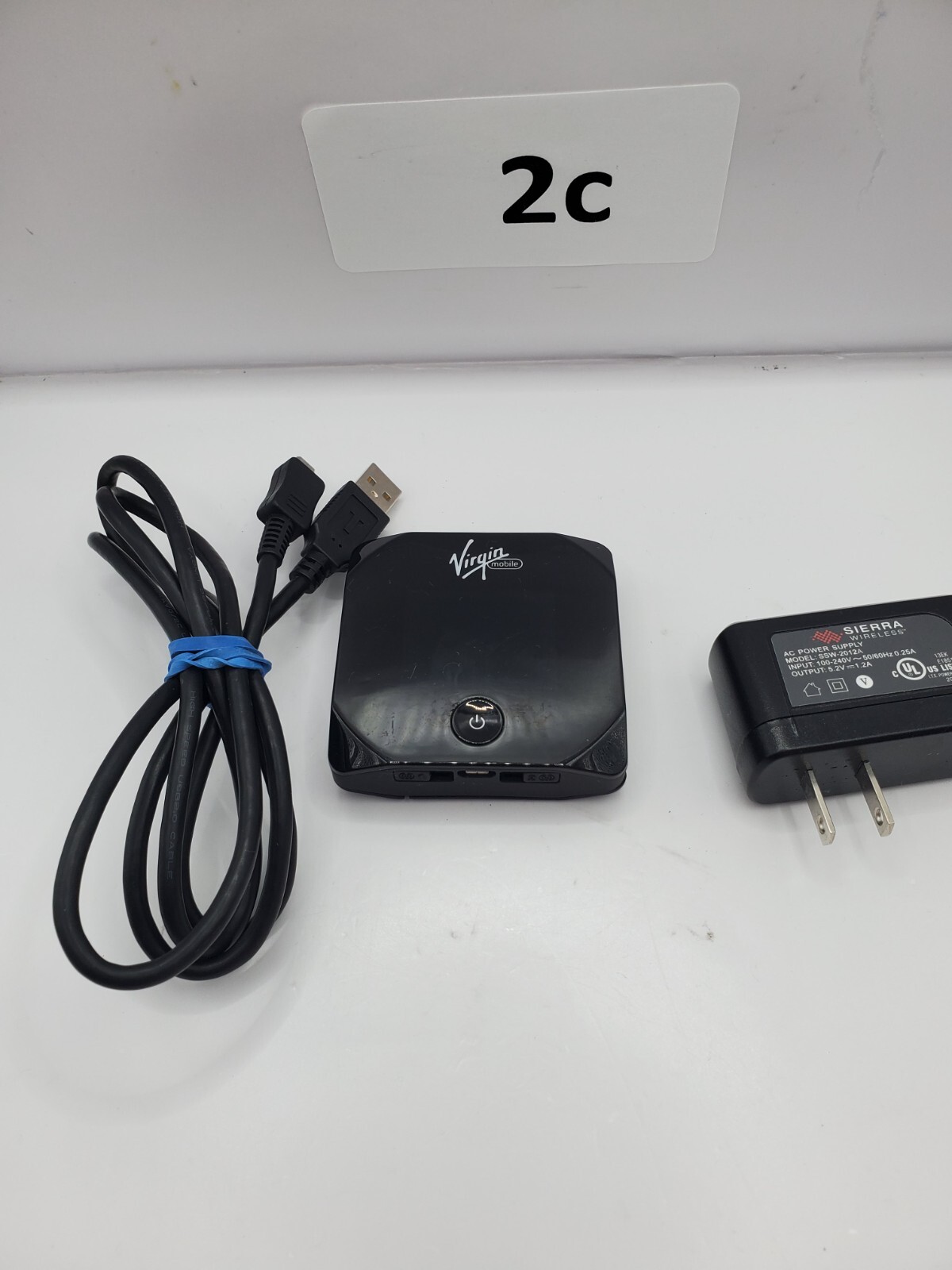 Virgin Mobile AirCard 802s Sierra Wireless FCC ID N7N-MHS802 Hotspot w Cord
