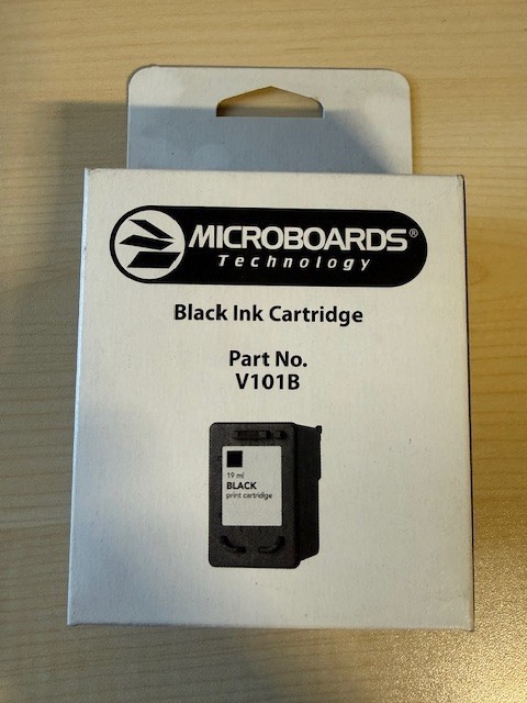 MICROBOARDS Technology Black Ink Cartridge V101B - Brand New