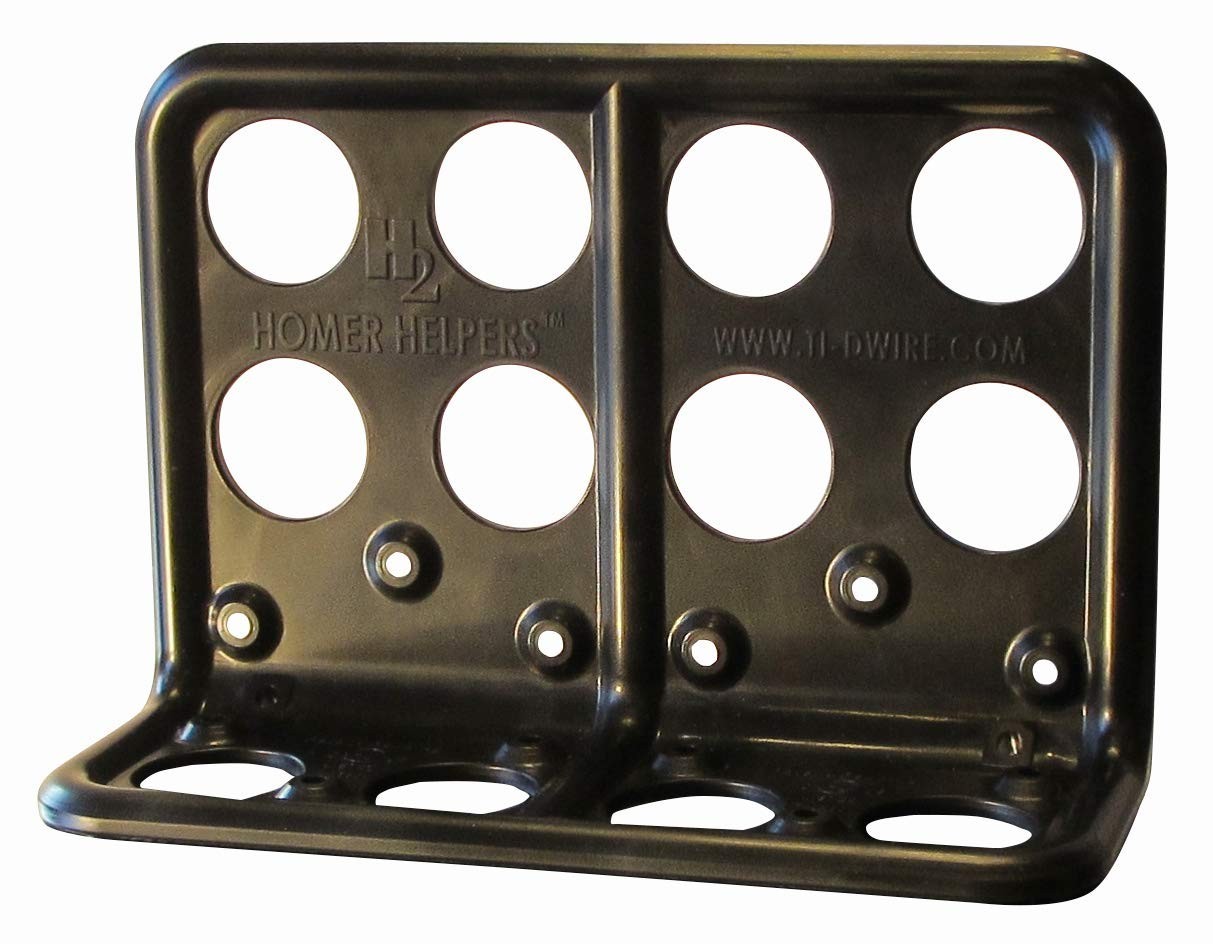 Rack-A-Tiers OEM Cable Organizer, H2 Homer Helper H2024 Black 9 qty