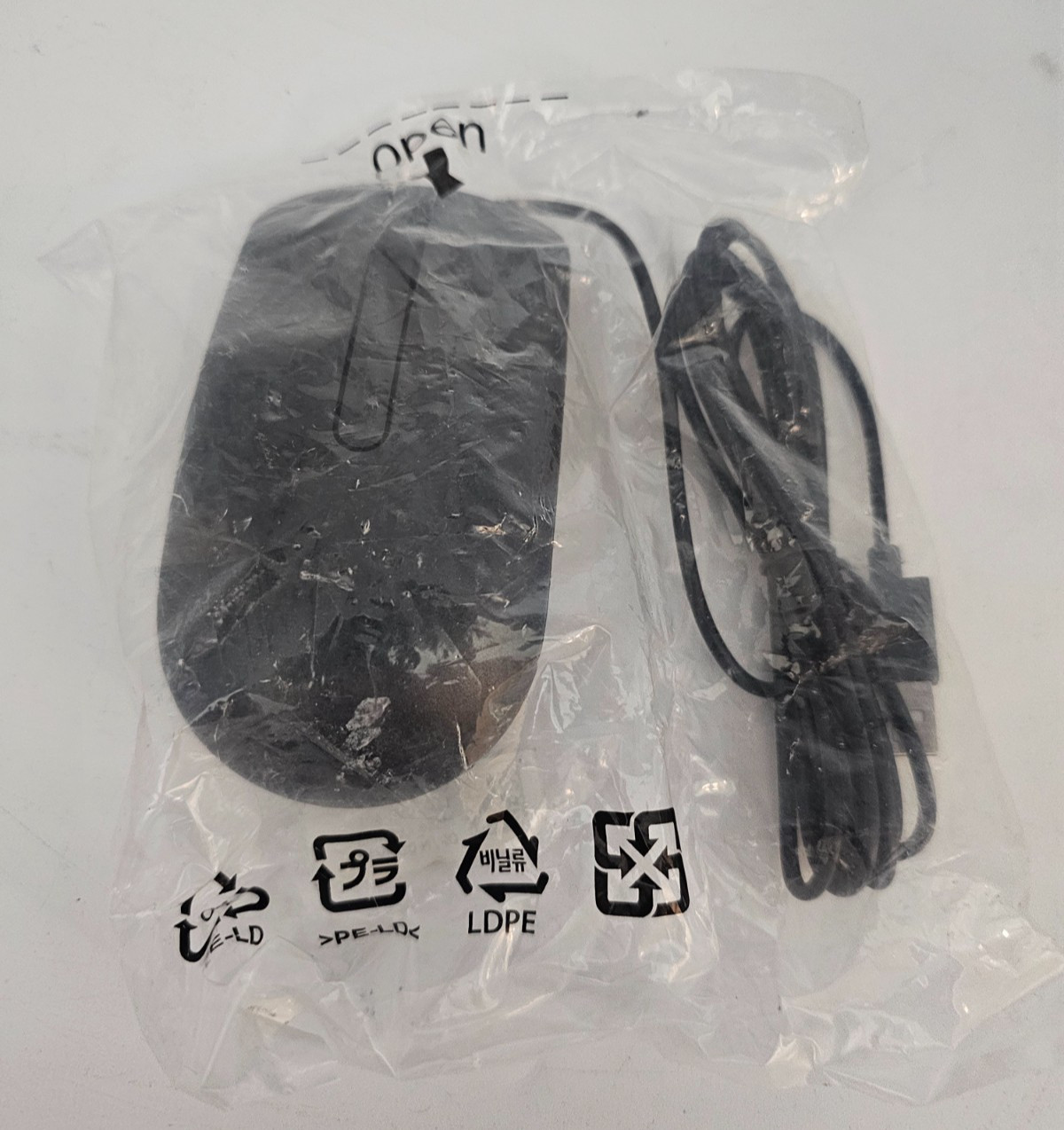LOT OF 50 NEW DELL 0DMV3P OWPHTC Wired USB Optical Scroll Mouse