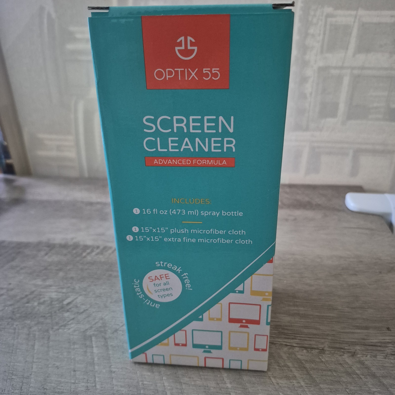 Optix 55 Premium Screen Cleaner Gel Consistency 16fl oz / 473 ml 