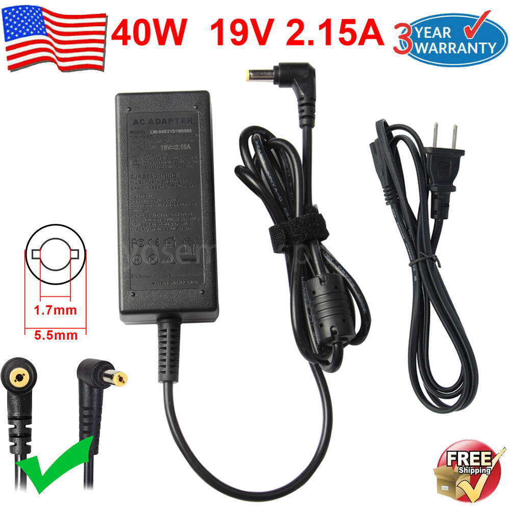 AC Adapter Charger For Acer ChromeBook Aspire One TravelMate Iconia Power Supply