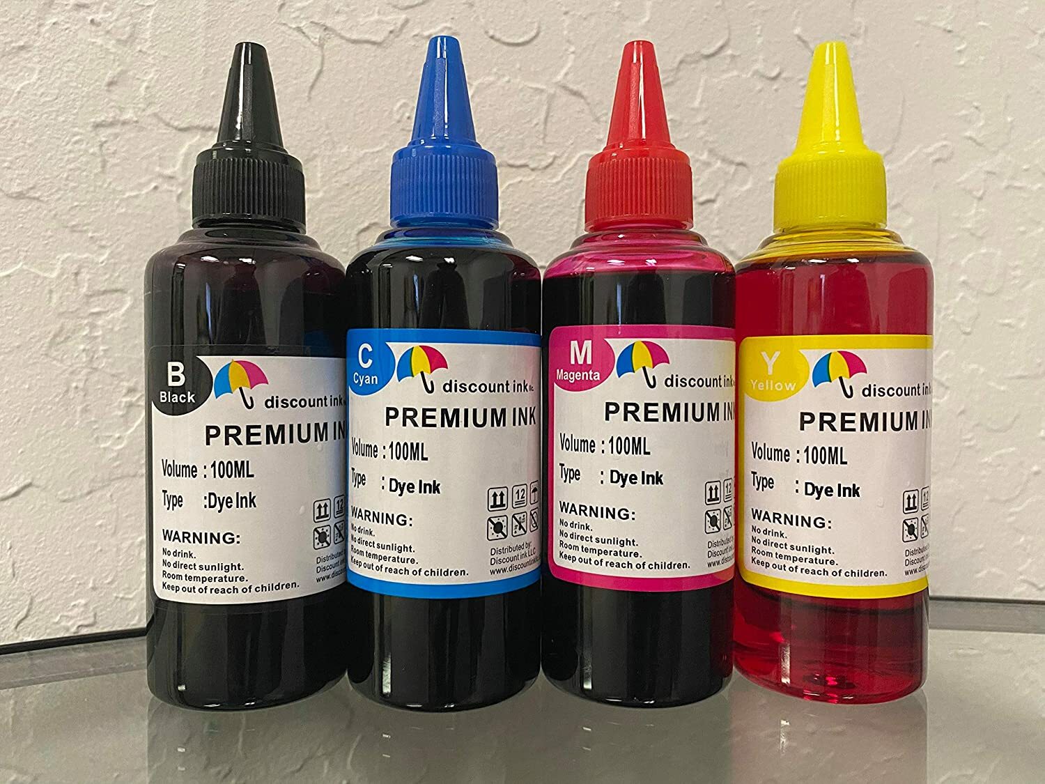 400ml Premium Dye Bulk refill ink for Dell Lexmark inkjet printer CISS