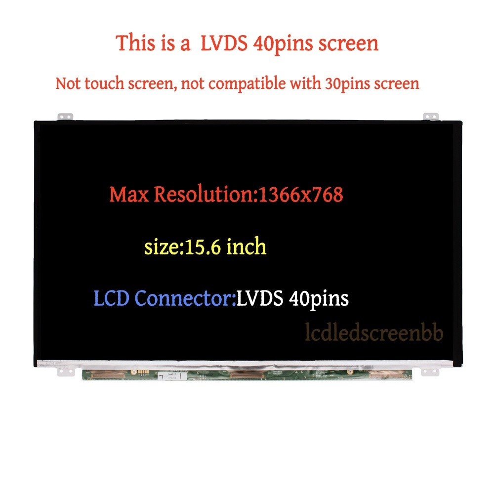 Replacement Screen For HP 15-F010WM HP 15-1010WM HD 1366x768 LCD LED
