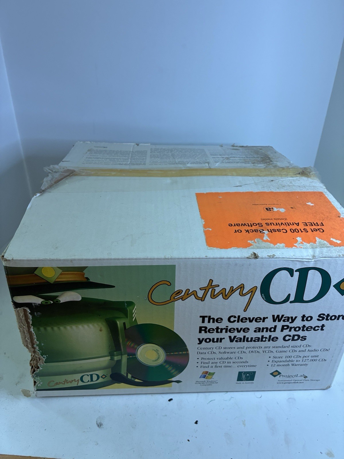 Century CD CD/DVD Jukebox Storage - 100 CD/DVD/Discs USB