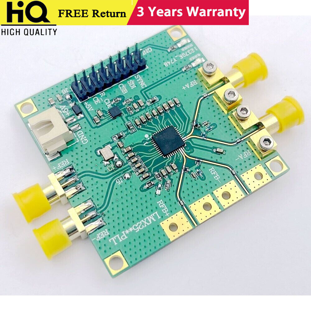 New 10MHz-19GHz LMX2595 V3 PLL Core Board Locked Loop with SMA Female Connector