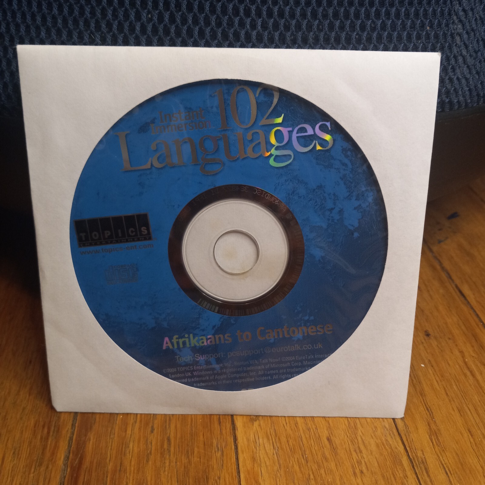Instant Immersion 102 Languages CD-ROM Disc 1 Afrikaans to Cantonese PC / MAC
