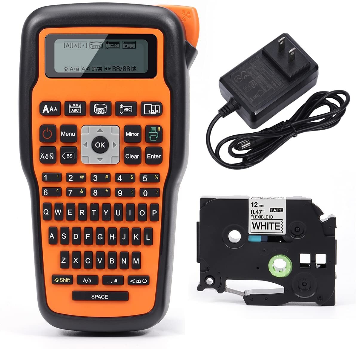 Industrial Label Maker Printer E1000 Label Machine for P-Touch TZe-231 12mm Tape