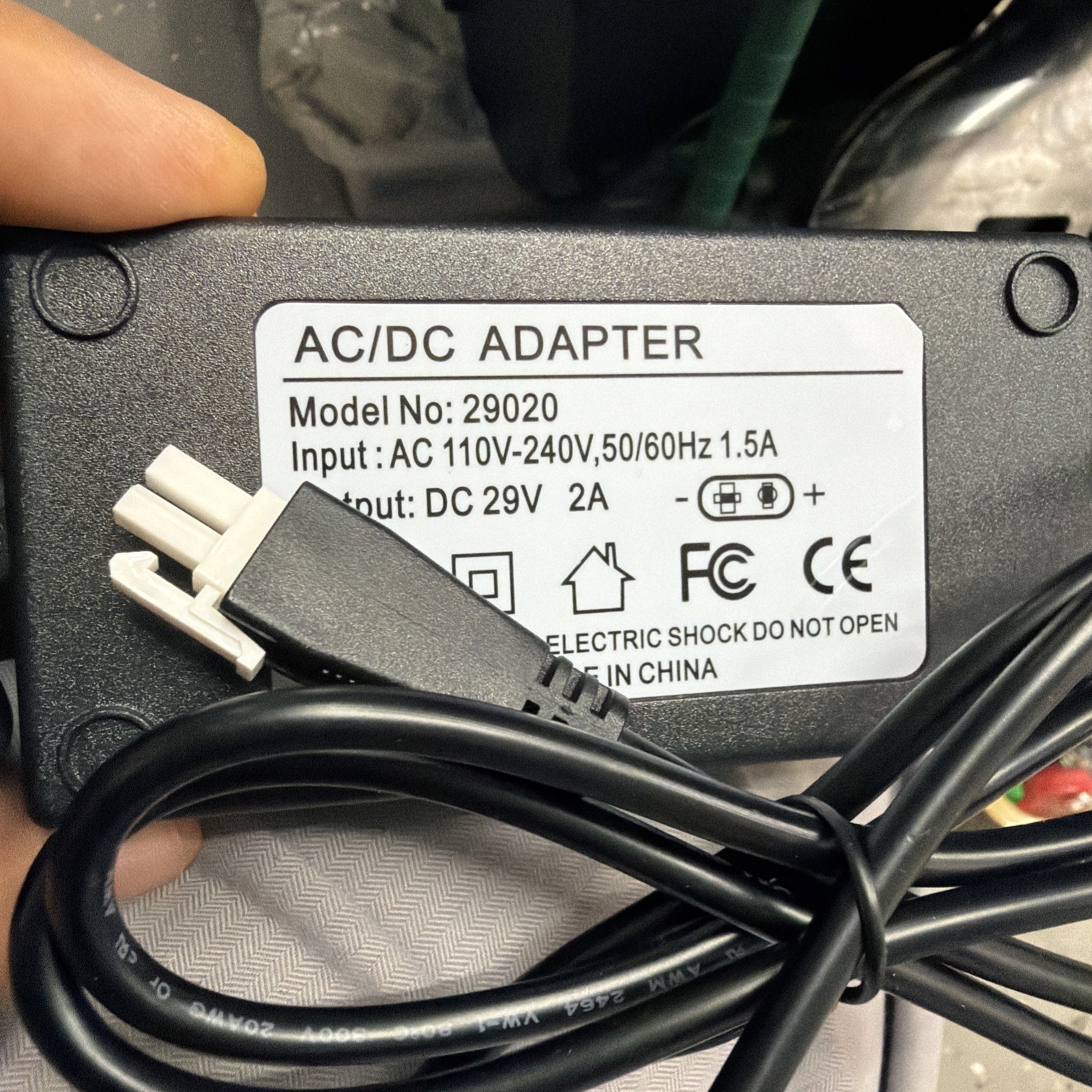 AC DC Adapter For Claiks P1.01.001 40" 48" 55" 63" Electric Standing Desk Power