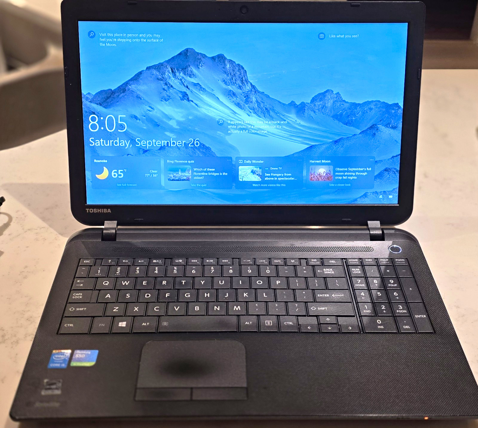 Toshiba Satellite C55-B5356 15.6" Laptop | i5-4210U | 8GB RAM | 256GB SSD Win10