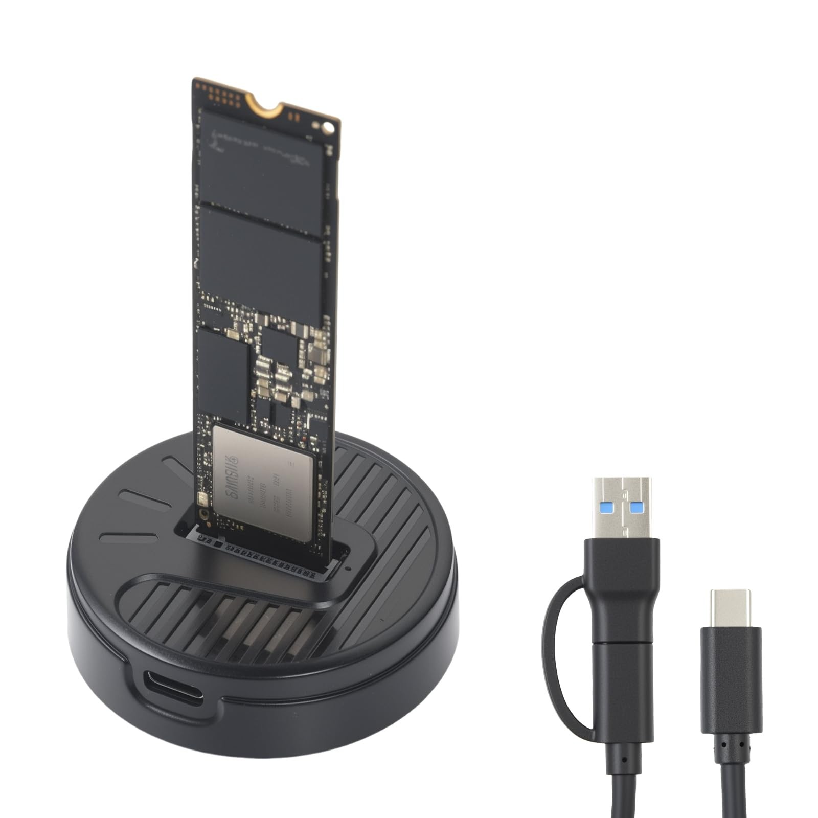 ELUTENG M.2 NVMe to USB C USB A Docking Station Adapter RTL9210 Chip 10Gbps