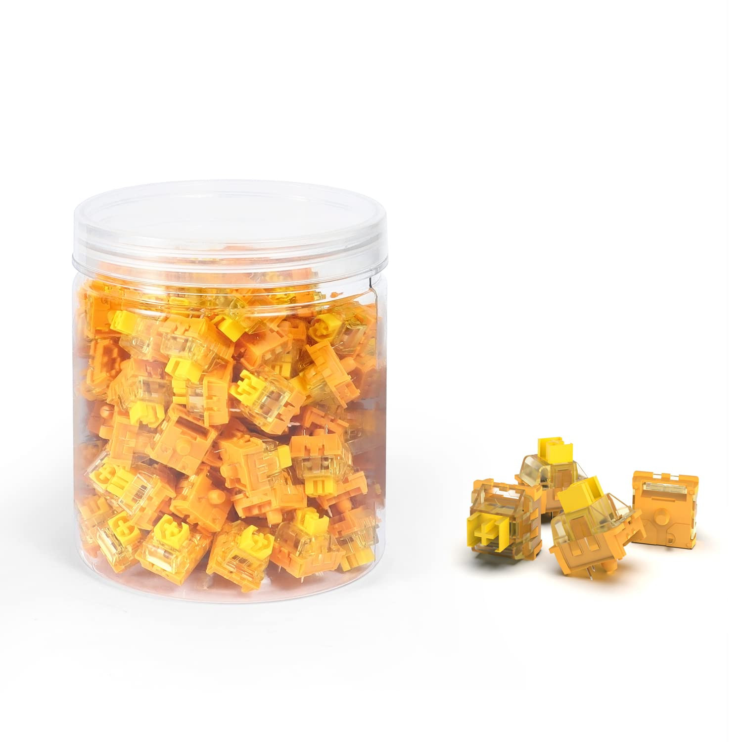MAGIC-REFINER X Banana Yellow Switches for Mechanical Keyboard DIY, 38Gf Linear