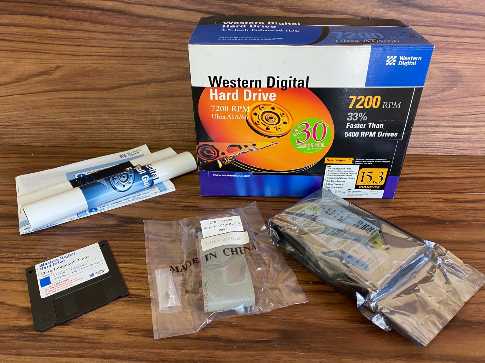 NEW SEALED Hard Drive Disk Western Digital Caviar 153BA WD153BA-00AGA0 15.3GB