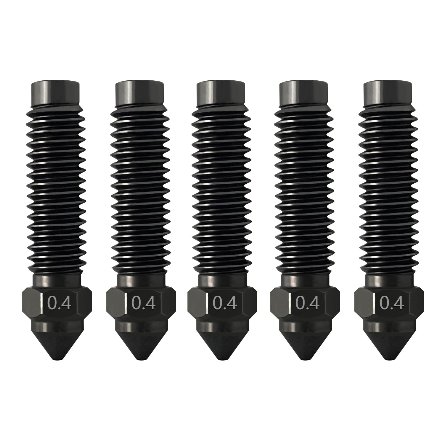 5PCS Centauri Carbon 0.4Mm Nozzles Kit for Elegoo Centauri- Included 3D Printer