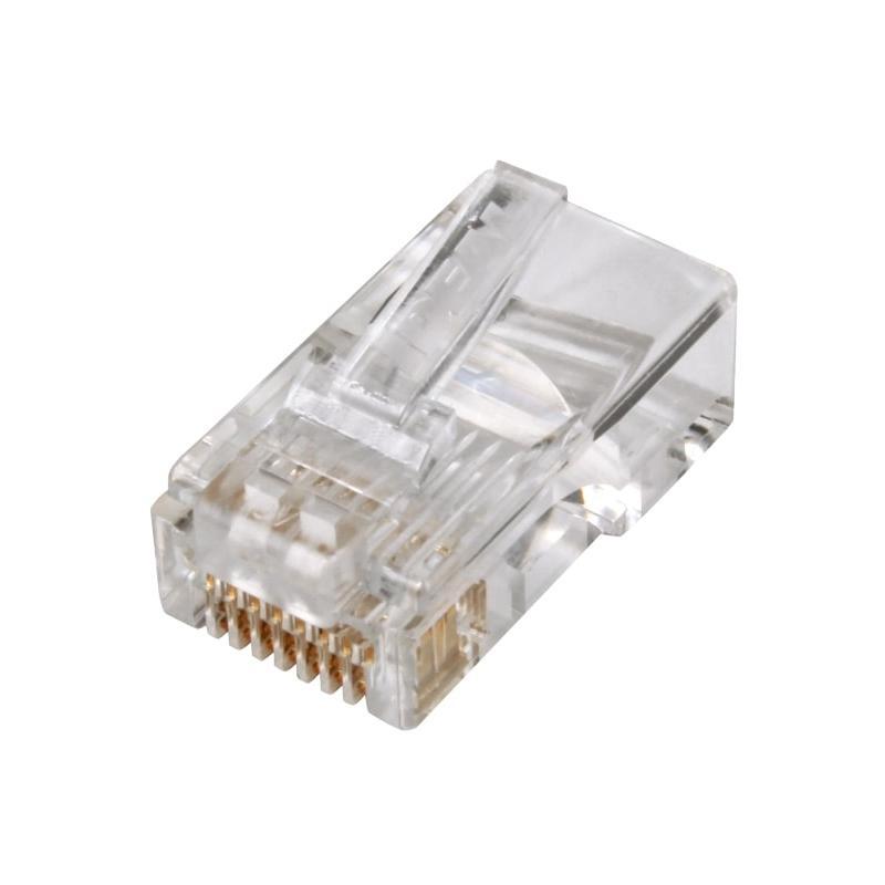 Ideal 85-372J CAT5e Feed-Thru Modular Plugs, 100/Jar