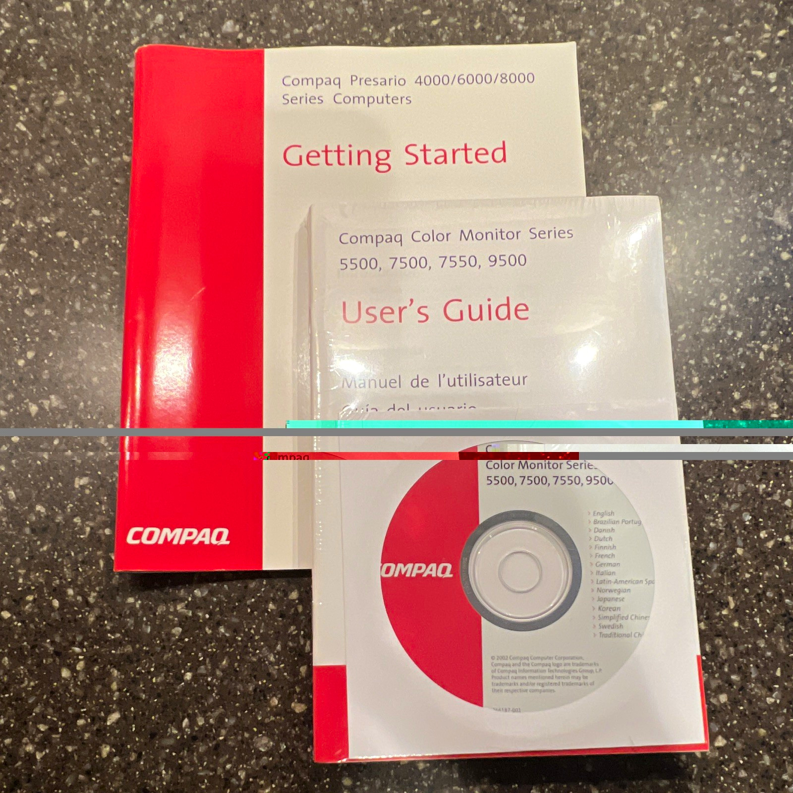 Compaq Presario 4000/6000/8000 Getting Started Manual + Color Monitor Guide CD