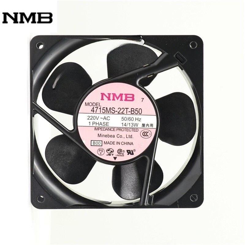 NMB Fan 4715MS-22T-B50 AC 220V 14/13W 120*120*38mm UPS Power Supply Cooling Fan