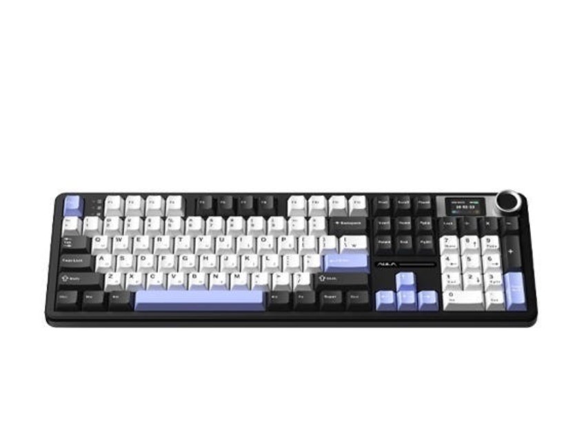 AULA F108 Pro Mechanical Keyboard KTT Silent Bada Switch RGB Aurora Black